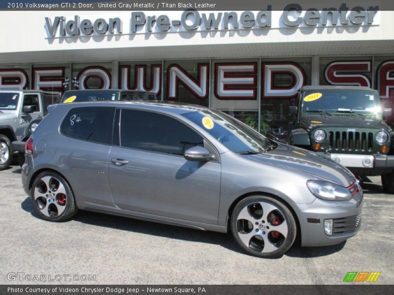 United Gray Metallic / Titan Black Leather 2010 Volkswagen GTI 2 Door