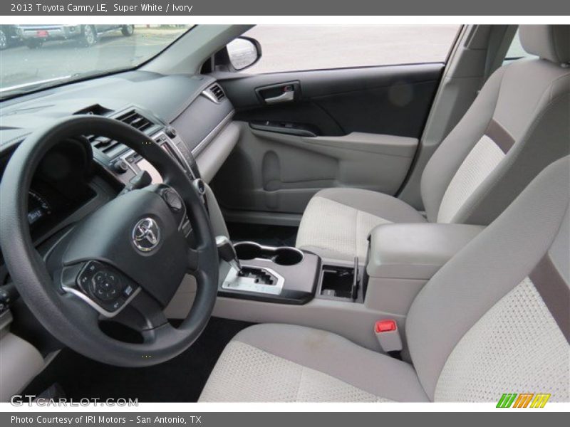 Super White / Ivory 2013 Toyota Camry LE