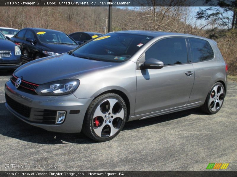 United Gray Metallic / Titan Black Leather 2010 Volkswagen GTI 2 Door