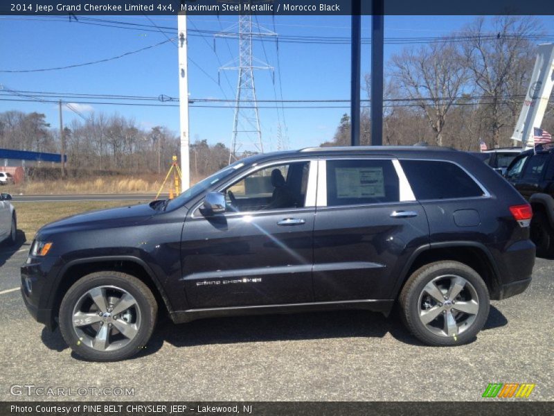 Maximum Steel Metallic / Morocco Black 2014 Jeep Grand Cherokee Limited 4x4