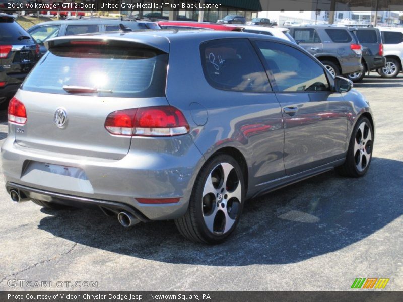 United Gray Metallic / Titan Black Leather 2010 Volkswagen GTI 2 Door