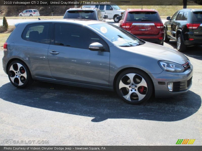 United Gray Metallic / Titan Black Leather 2010 Volkswagen GTI 2 Door