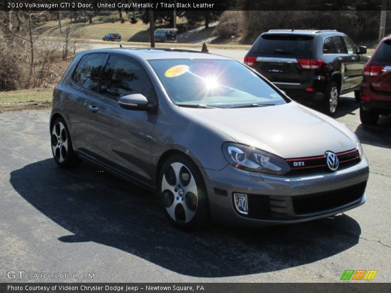 United Gray Metallic / Titan Black Leather 2010 Volkswagen GTI 2 Door