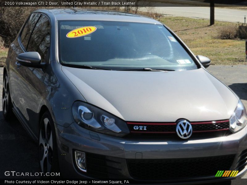 United Gray Metallic / Titan Black Leather 2010 Volkswagen GTI 2 Door