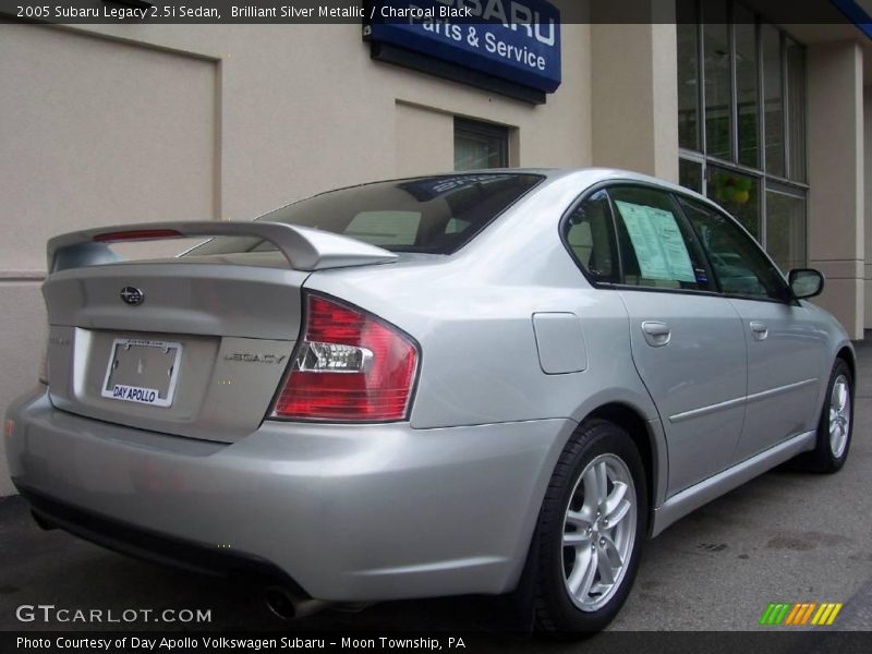 Brilliant Silver Metallic / Charcoal Black 2005 Subaru Legacy 2.5i Sedan