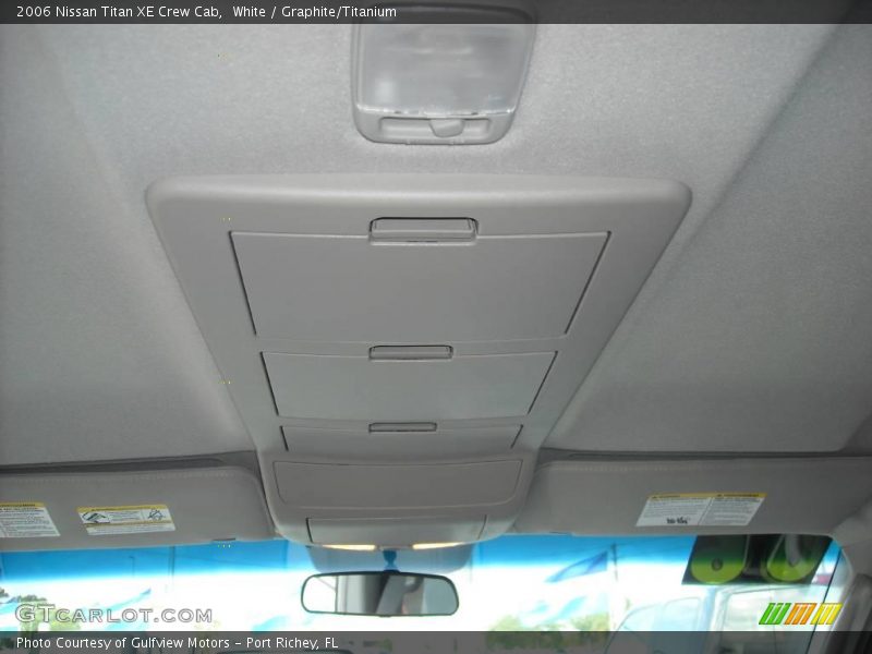 White / Graphite/Titanium 2006 Nissan Titan XE Crew Cab