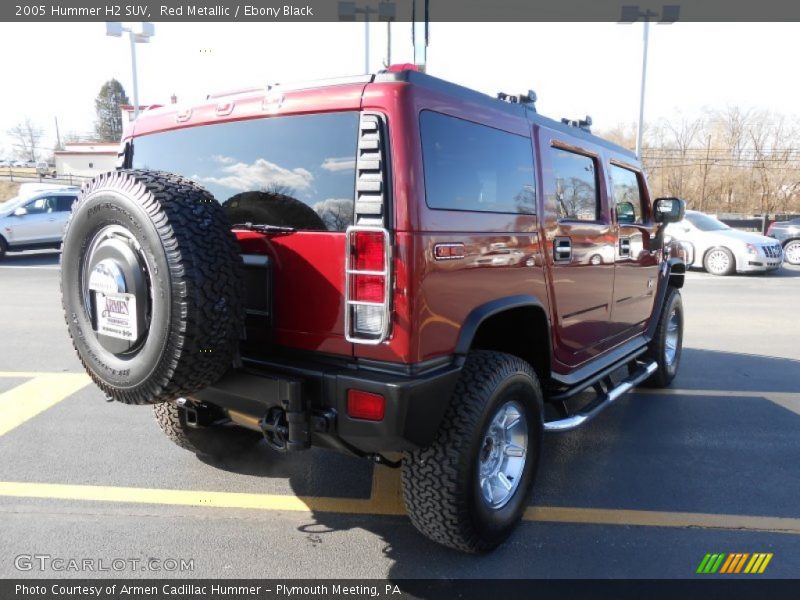 Red Metallic / Ebony Black 2005 Hummer H2 SUV
