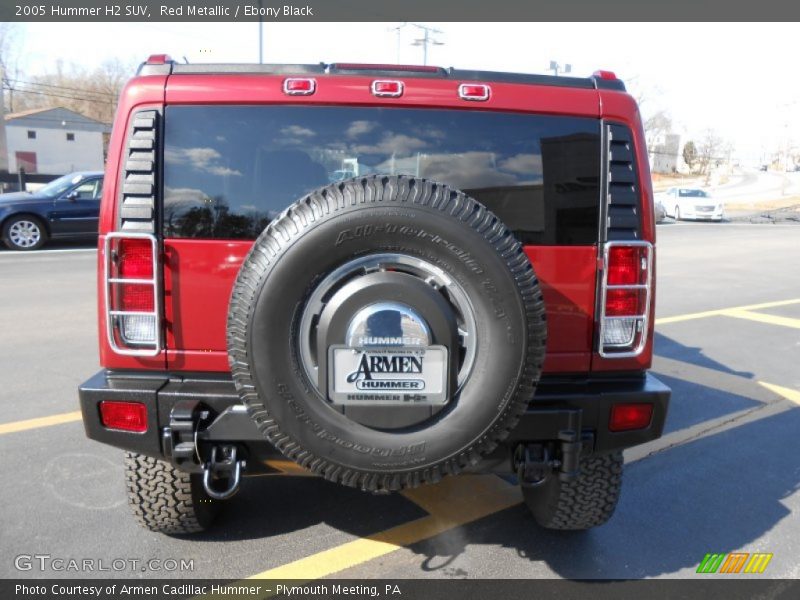 Red Metallic / Ebony Black 2005 Hummer H2 SUV