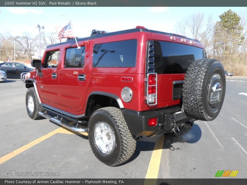 Red Metallic / Ebony Black 2005 Hummer H2 SUV