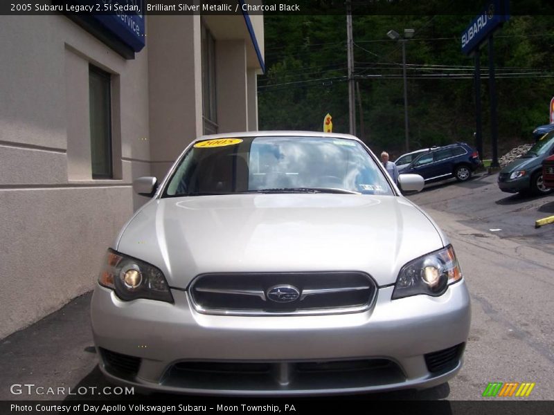Brilliant Silver Metallic / Charcoal Black 2005 Subaru Legacy 2.5i Sedan