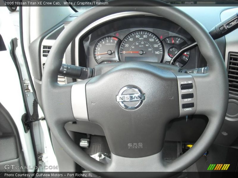 White / Graphite/Titanium 2006 Nissan Titan XE Crew Cab