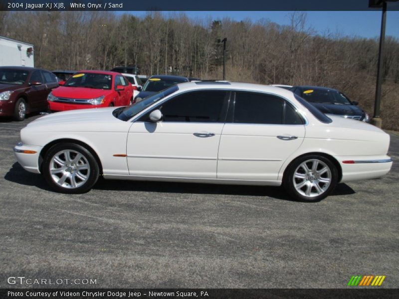 White Onyx / Sand 2004 Jaguar XJ XJ8