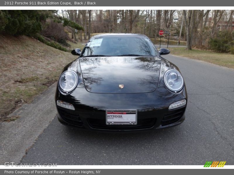 Black / Black 2012 Porsche 911 Black Edition Coupe