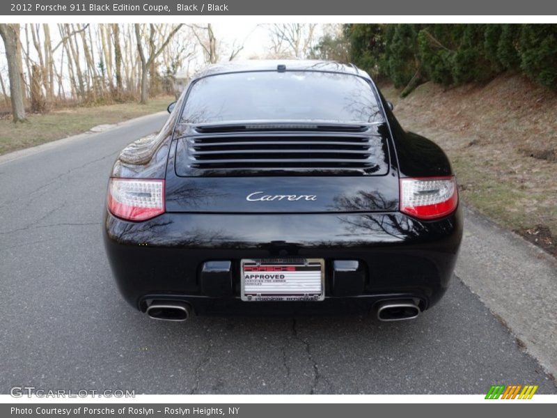 Black / Black 2012 Porsche 911 Black Edition Coupe