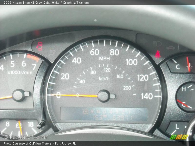 White / Graphite/Titanium 2006 Nissan Titan XE Crew Cab