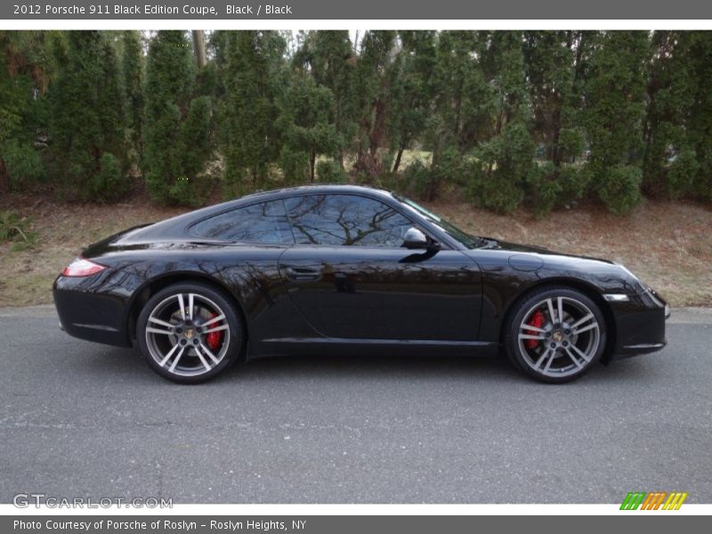 Black / Black 2012 Porsche 911 Black Edition Coupe
