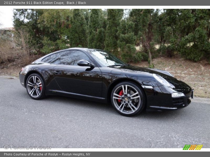 Black / Black 2012 Porsche 911 Black Edition Coupe