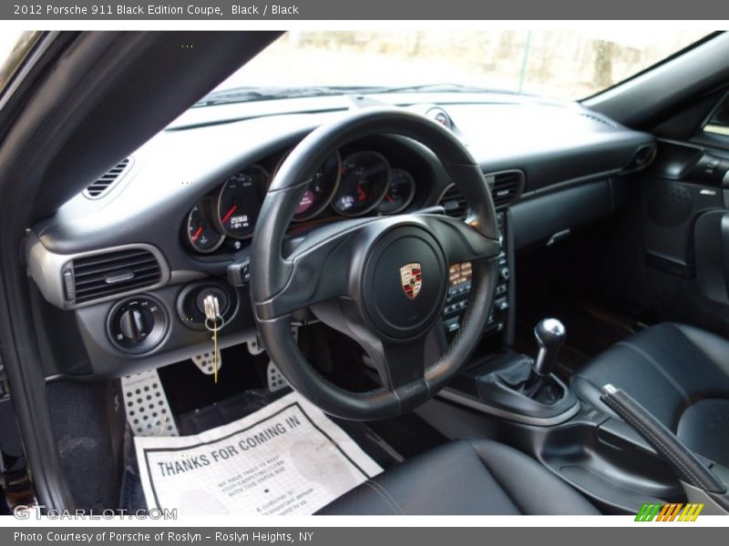 Black / Black 2012 Porsche 911 Black Edition Coupe
