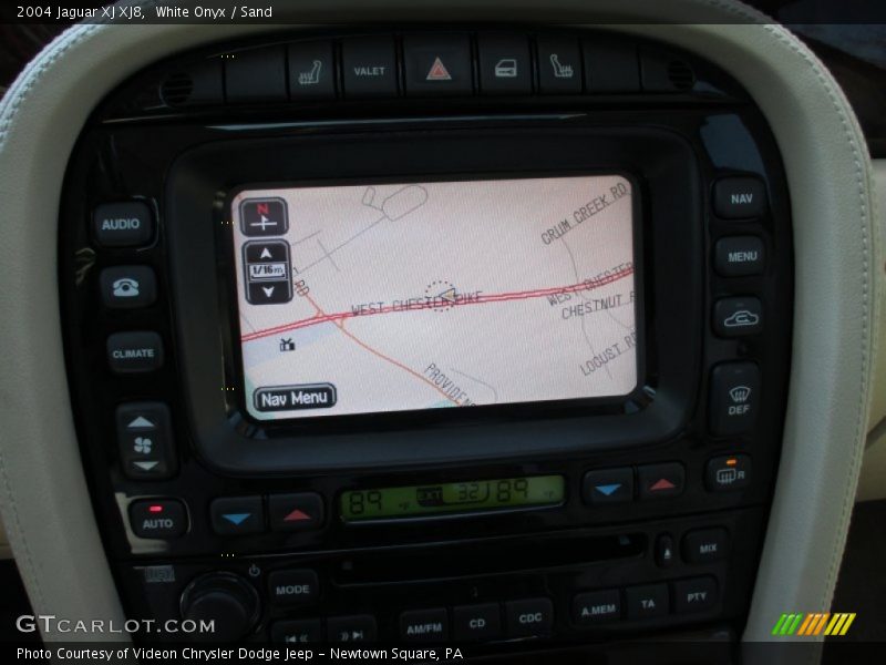 Navigation of 2004 XJ XJ8