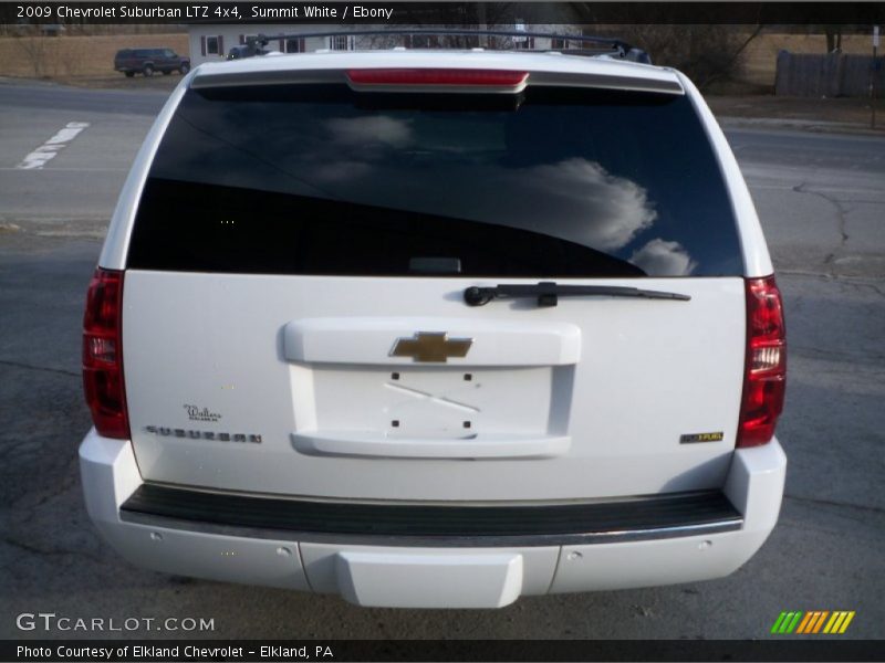 Summit White / Ebony 2009 Chevrolet Suburban LTZ 4x4
