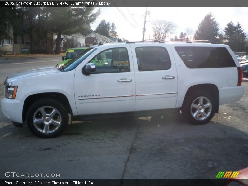 Summit White / Ebony 2009 Chevrolet Suburban LTZ 4x4