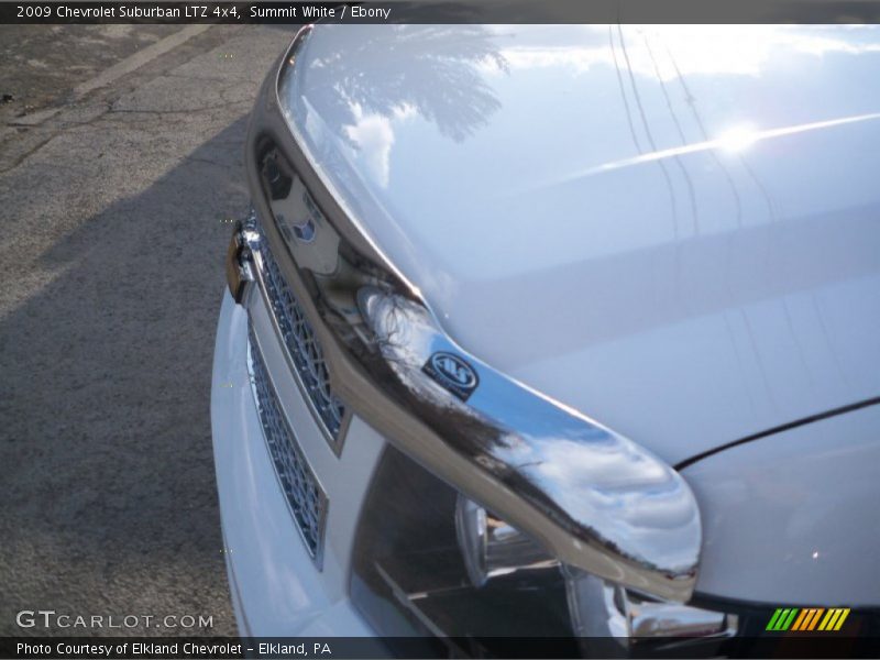 Summit White / Ebony 2009 Chevrolet Suburban LTZ 4x4