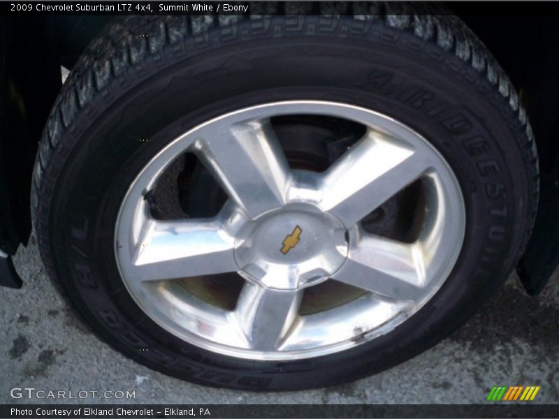 Summit White / Ebony 2009 Chevrolet Suburban LTZ 4x4