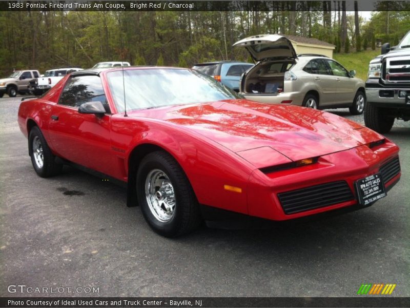 Bright Red / Charcoal 1983 Pontiac Firebird Trans Am Coupe