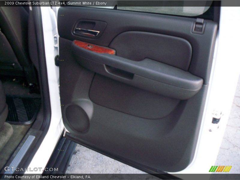 Summit White / Ebony 2009 Chevrolet Suburban LTZ 4x4