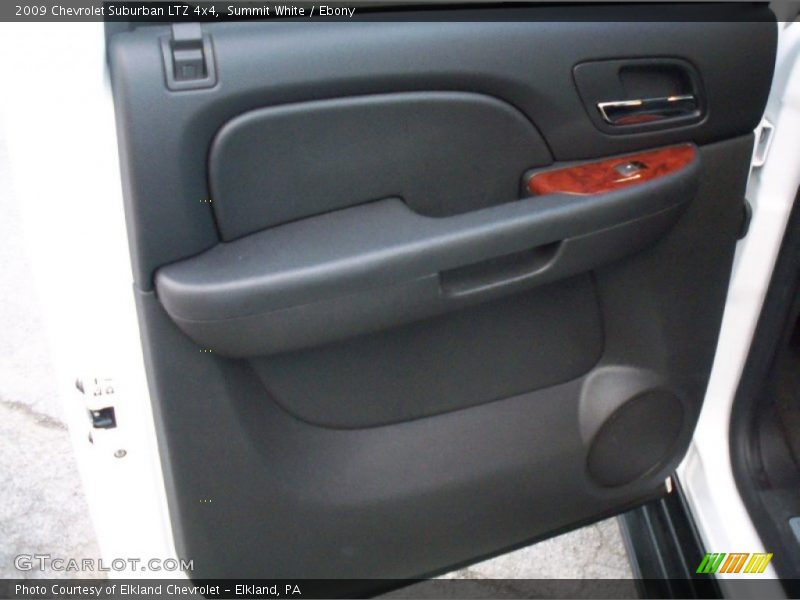 Summit White / Ebony 2009 Chevrolet Suburban LTZ 4x4