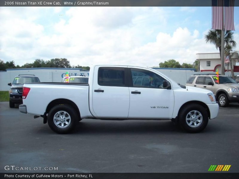 White / Graphite/Titanium 2006 Nissan Titan XE Crew Cab