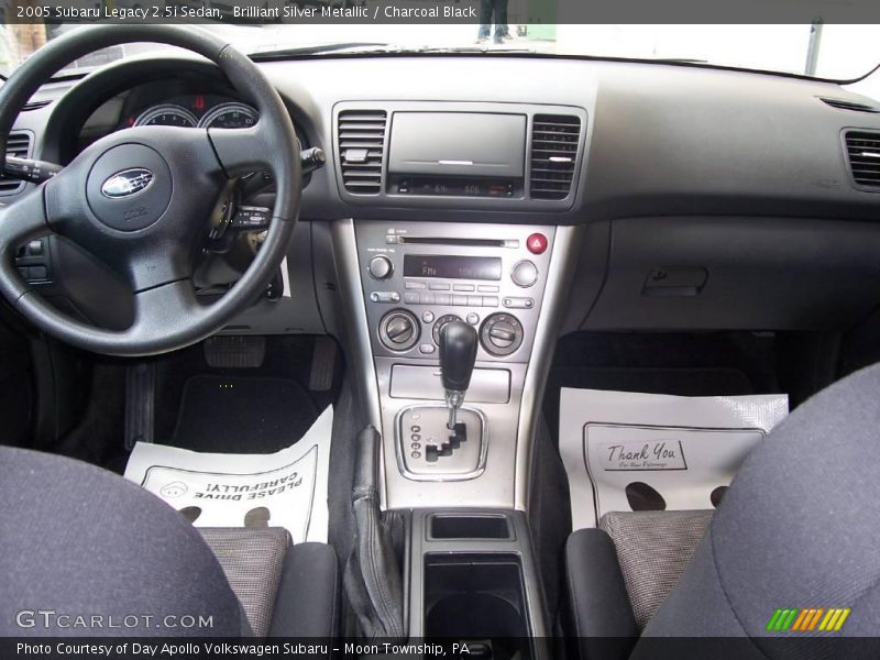 Brilliant Silver Metallic / Charcoal Black 2005 Subaru Legacy 2.5i Sedan