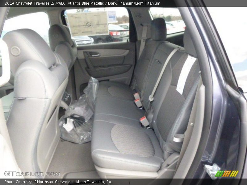 Atlantis Blue Metallic / Dark Titanium/Light Titanium 2014 Chevrolet Traverse LS AWD
