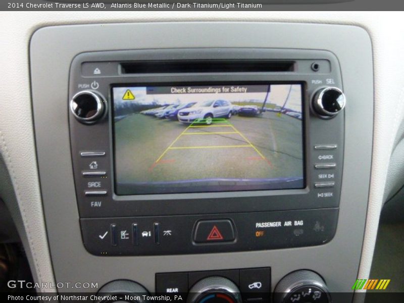 Atlantis Blue Metallic / Dark Titanium/Light Titanium 2014 Chevrolet Traverse LS AWD