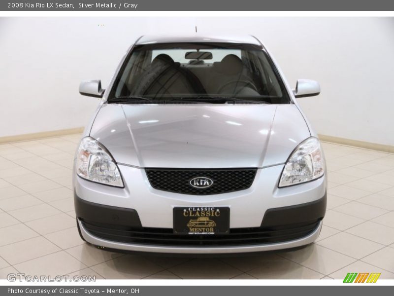Silver Metallic / Gray 2008 Kia Rio LX Sedan