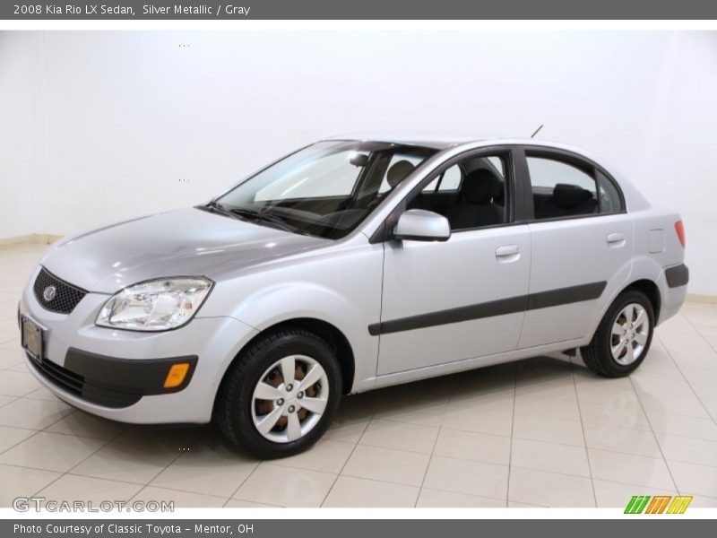 Silver Metallic / Gray 2008 Kia Rio LX Sedan