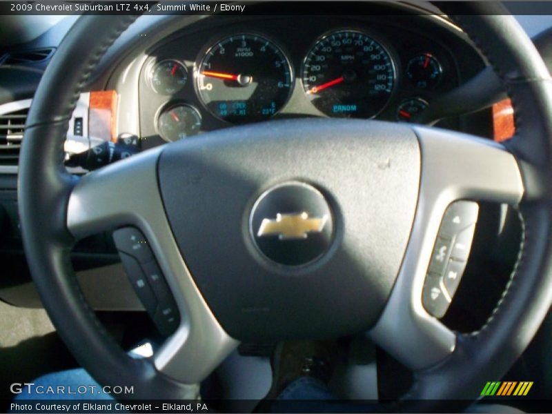 Summit White / Ebony 2009 Chevrolet Suburban LTZ 4x4