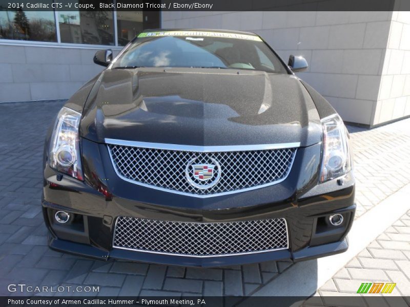 Black Diamond Tricoat / Ebony/Ebony 2014 Cadillac CTS -V Coupe