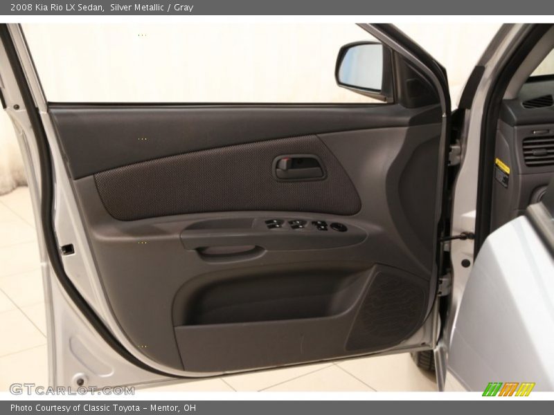 Silver Metallic / Gray 2008 Kia Rio LX Sedan