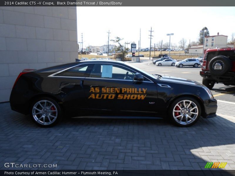 Black Diamond Tricoat / Ebony/Ebony 2014 Cadillac CTS -V Coupe