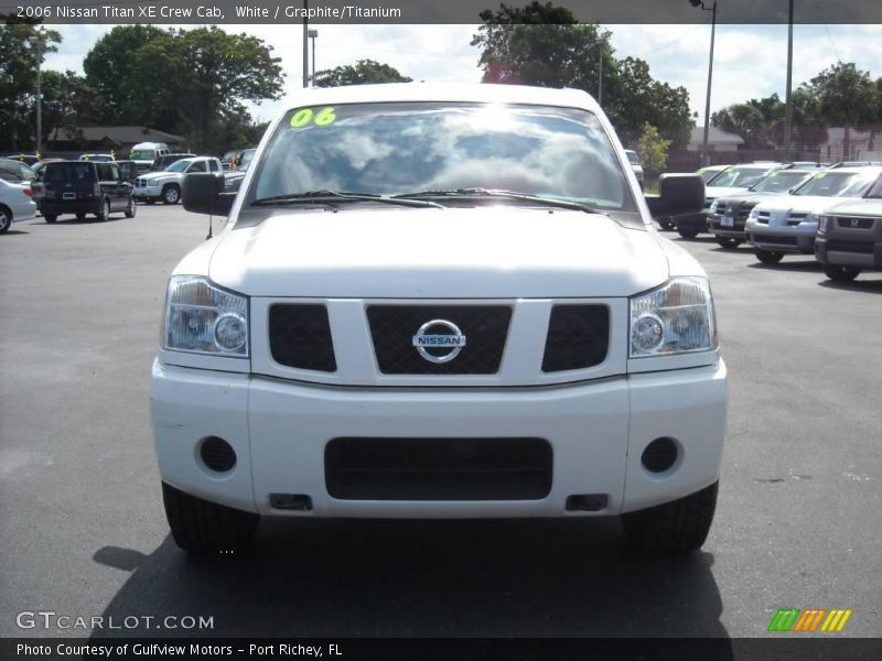 White / Graphite/Titanium 2006 Nissan Titan XE Crew Cab