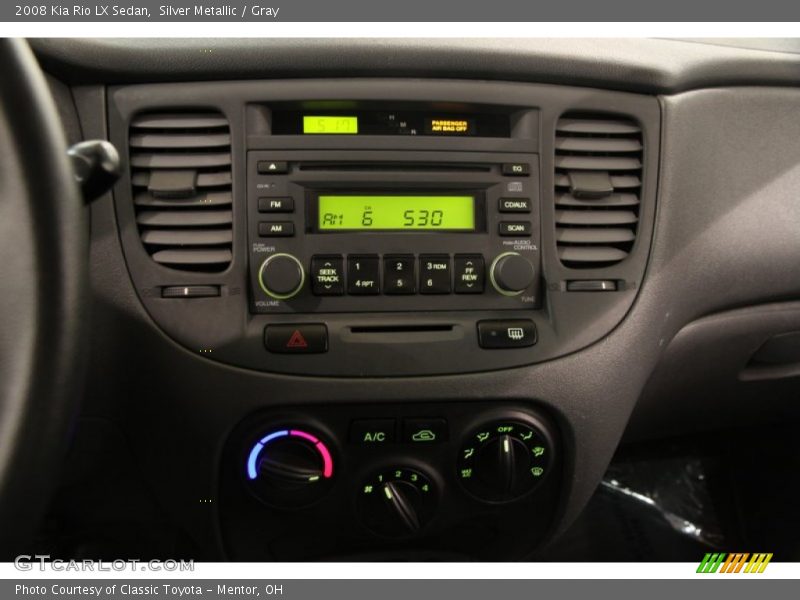 Silver Metallic / Gray 2008 Kia Rio LX Sedan