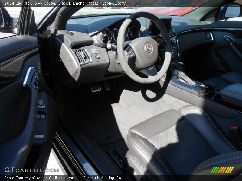 Black Diamond Tricoat / Ebony/Ebony 2014 Cadillac CTS -V Coupe