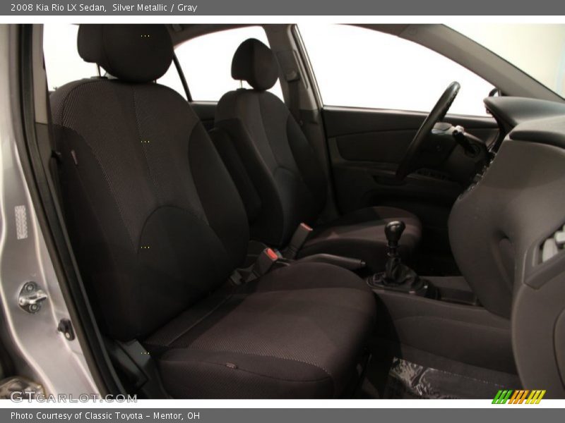 Silver Metallic / Gray 2008 Kia Rio LX Sedan