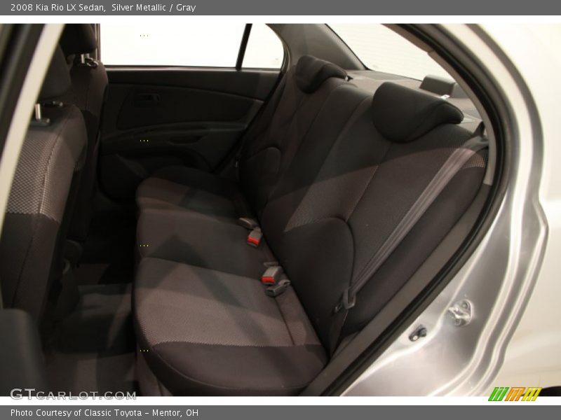 Silver Metallic / Gray 2008 Kia Rio LX Sedan