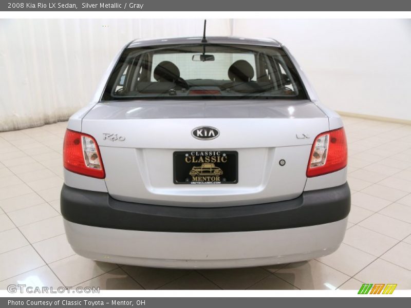 Silver Metallic / Gray 2008 Kia Rio LX Sedan