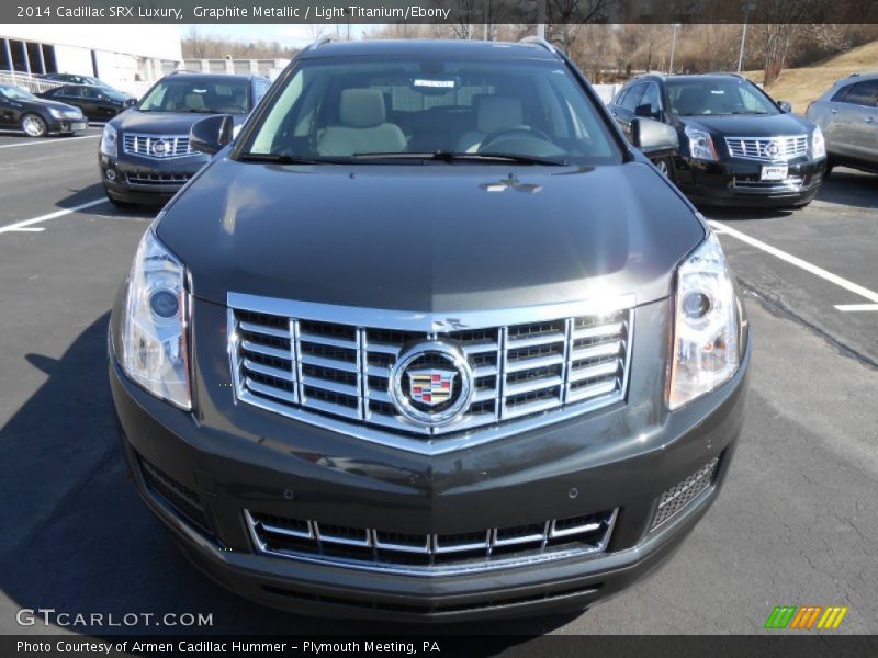 Graphite Metallic / Light Titanium/Ebony 2014 Cadillac SRX Luxury