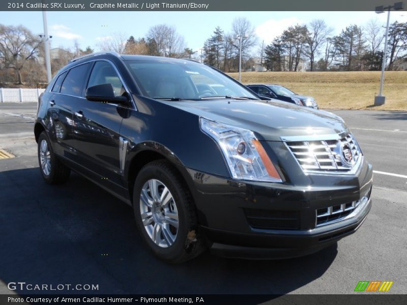Graphite Metallic / Light Titanium/Ebony 2014 Cadillac SRX Luxury
