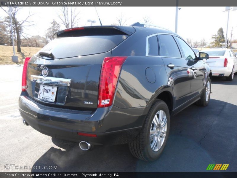 Graphite Metallic / Light Titanium/Ebony 2014 Cadillac SRX Luxury