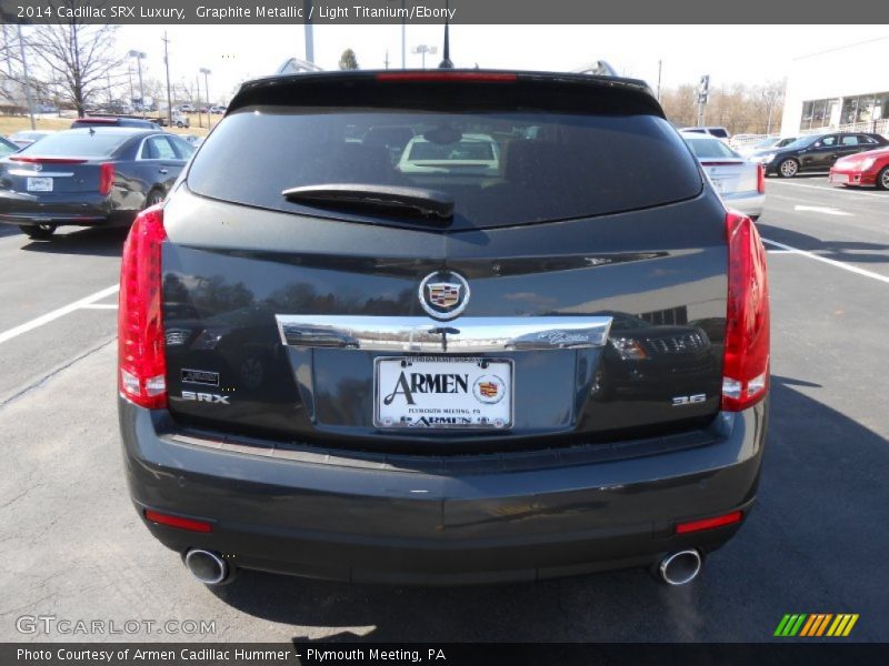 Graphite Metallic / Light Titanium/Ebony 2014 Cadillac SRX Luxury